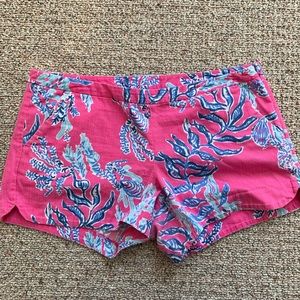 Lilly Pulitzer 4” Adie Shorts in Samba size 8